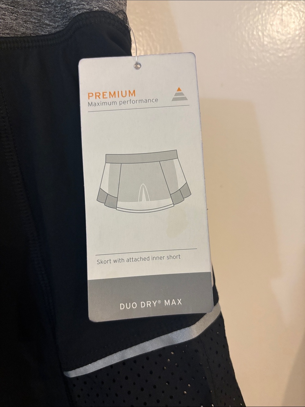 NWT black Champion Skort,L - Picture 4 of 5
